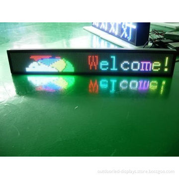 P16 Outdoor Rgb Scrolling Marquee Sign , 1/4 Scan Led Text Display